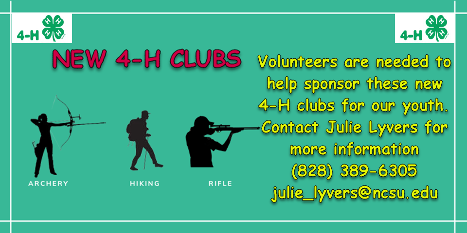 New 4-H Clubs need help