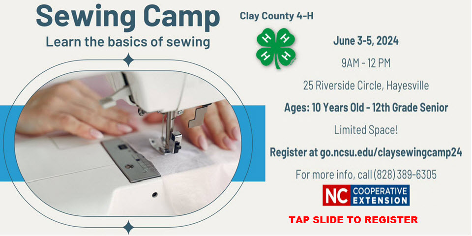 4-H Sewing Camp