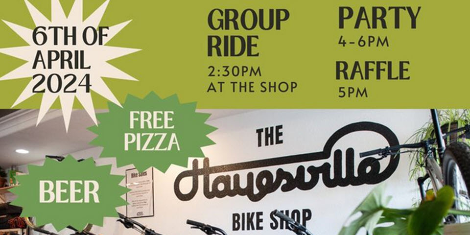 The Hayesville Bike Shop Party