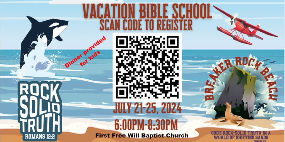 Vacation Bible School at First Free Will Baptist Church