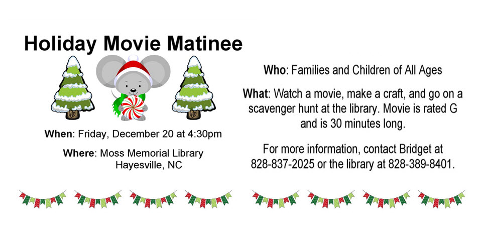 Holiday Movie at the Library