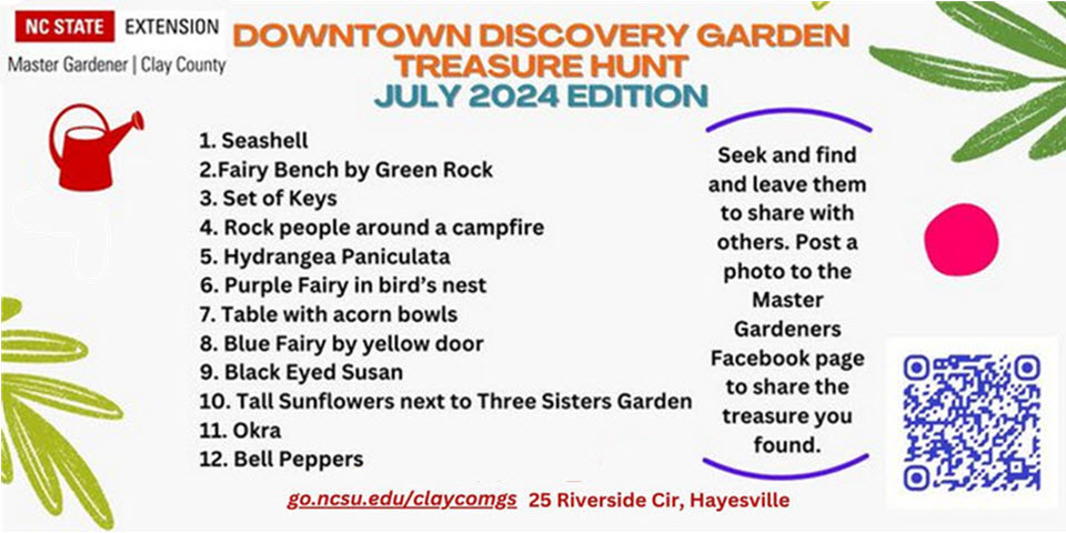 Downtown Discovery Garden Treasure Hunt