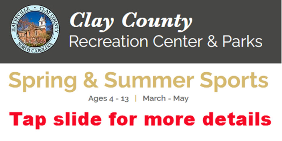 Spring and Summer Sports at the Recreation Center