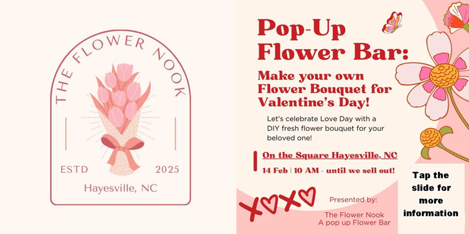 Pop Up Flower Bar