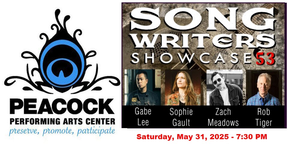 Songwriters Showcase at the Peacock